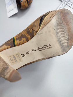 Туфли Alla Pugachova  с принтом 36 размер