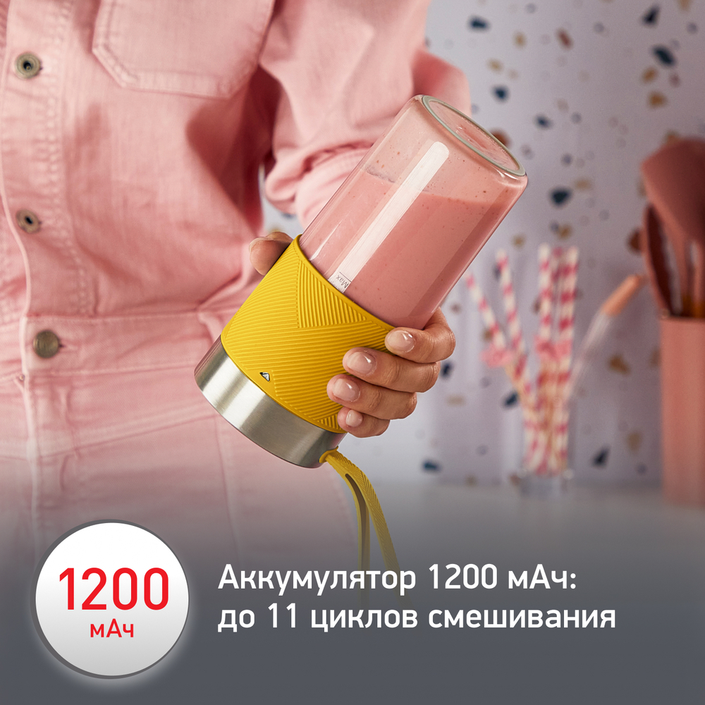 Портативный блендер Moulinex Lightmix LM1C0210
