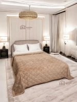 Покрывало 220х240 стеганое для кровати и дивана