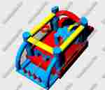 Детский надувной батут "Батутный дрифт", 5.5*2.5*2 м