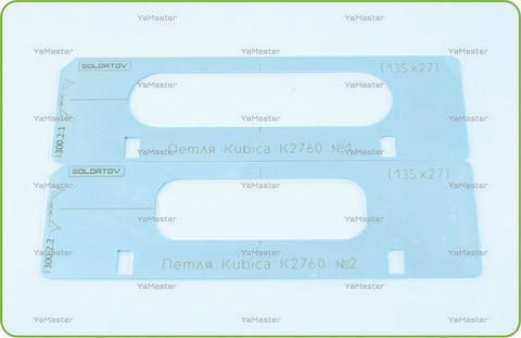 Скрытая петля Kubica К 2760 (135х27) из нержавейки