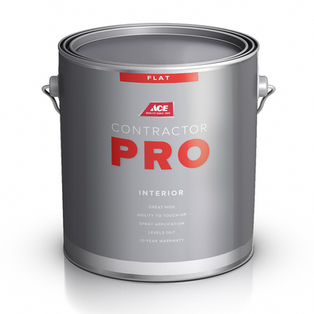 ACE Contractor PRO Flat Latex Wall Paint. Винил-акриловая матовая краска для внутренних работ.