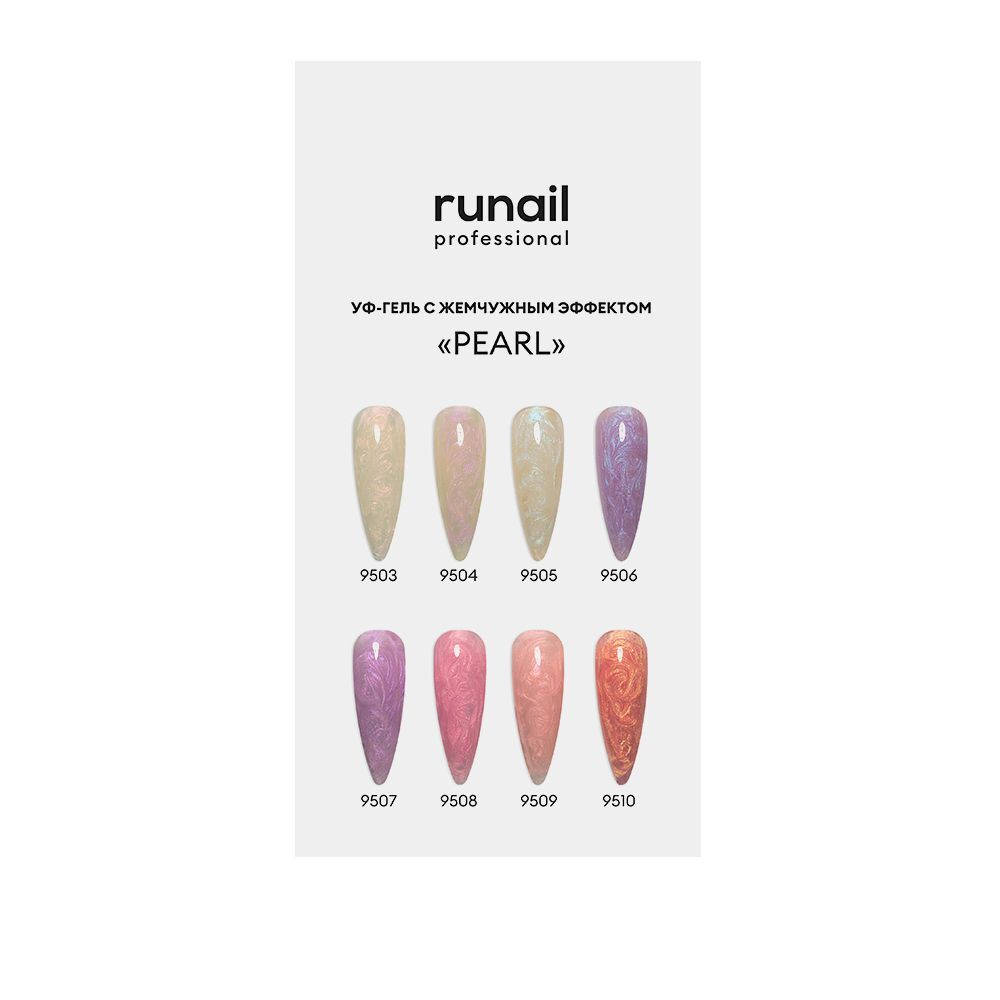 Runail Моделирующий УФ-гель c жемчужным эффектом BUILDER UV GEL PEARL, 15г №9503