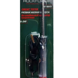Пробник автомобильный с зажимом (6-24V 50А), в блистере RockForce##Rock FORCE RF-88431