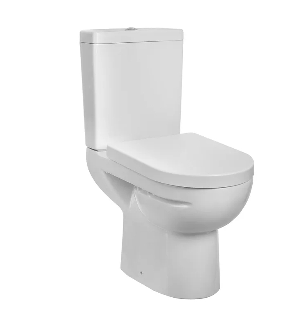 Унитаз-компакт Gesso Home de luxe W103, горизонт. выпуск, 620х365х785 мм