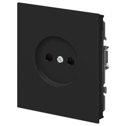 Розетка ЭРА Arktik 16-2106-05 без заземления 2P 16А-250В антрацит | Эра Arktik
