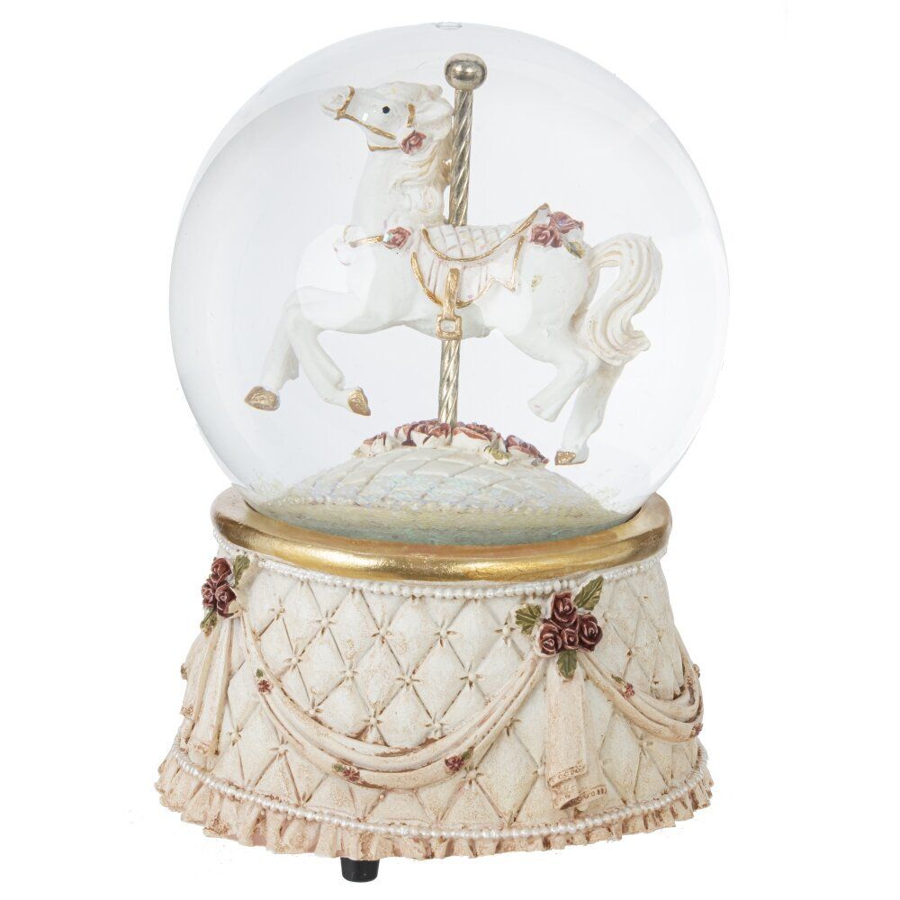 GAEM Фигурка декоративная в стекл шаре "Карусель" (ключ, муз,движ), D 10 см, L10 W10 H14 см