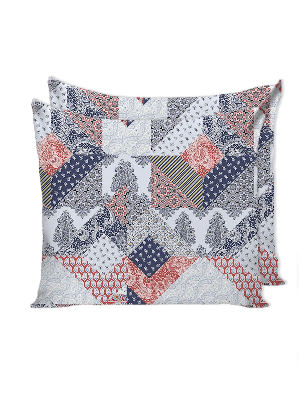 Наволочка комплект 2шт Сказка "Пэчворк" 70х70 см, перкаль