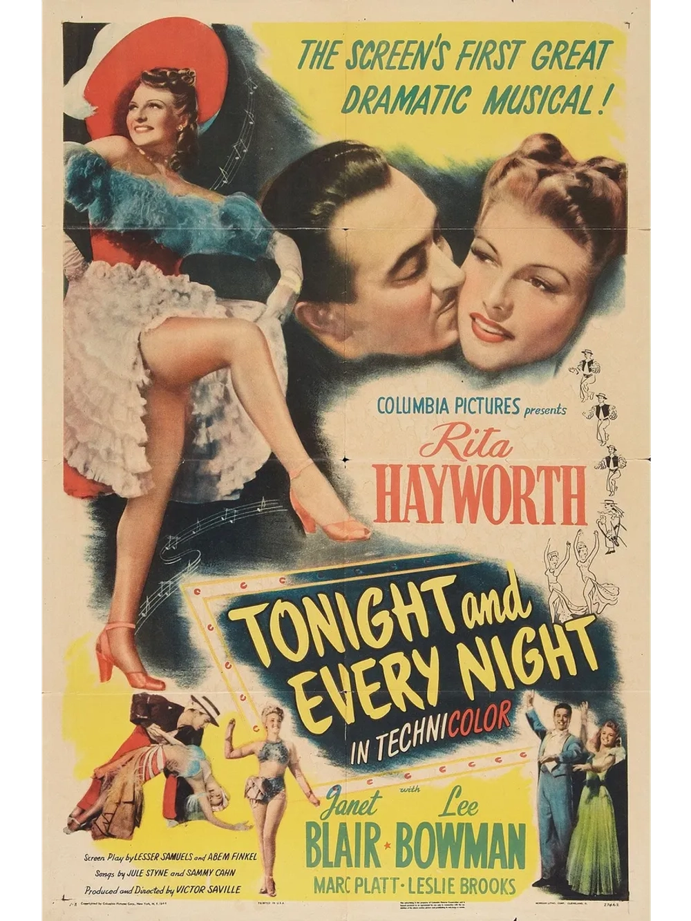 Сегодня вечером и каждый вечер (1945) (DVD-R)