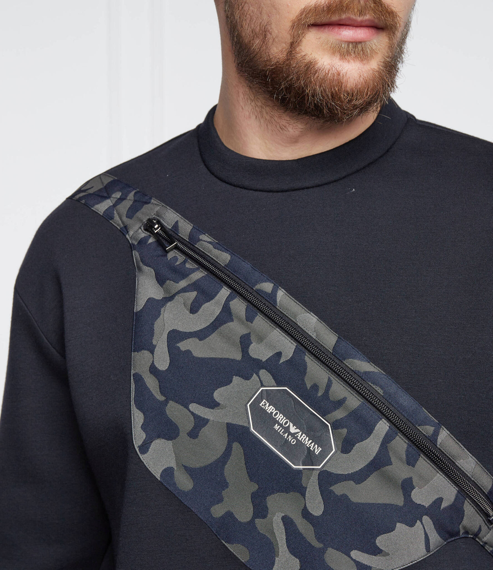 Худи Emporio Armani - темно-синий(6K1M90 1JUWZ)