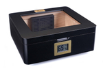 Хьюмидор Lubinski на 30 сигар со стеклом, Черный лак, Q244