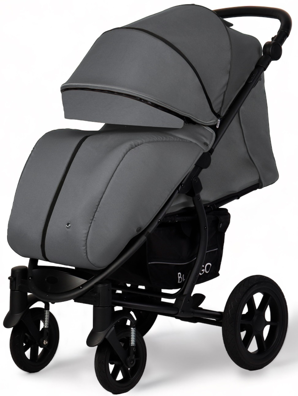 Коляска детская прогулочная Bubago арт.BG 129-3 MODEL ONE цвет серый