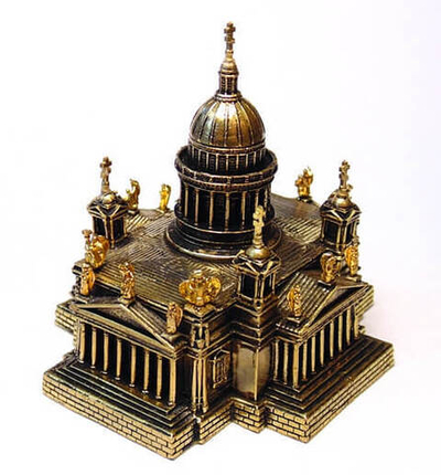 Фигурка латунь Исаакиевский собор 7 см,