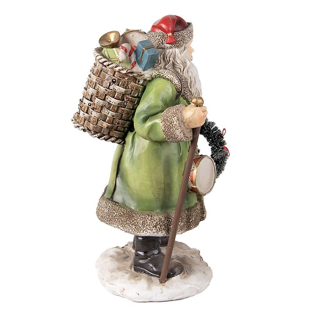 Декор "Санта с подарками" 12x10x20 см