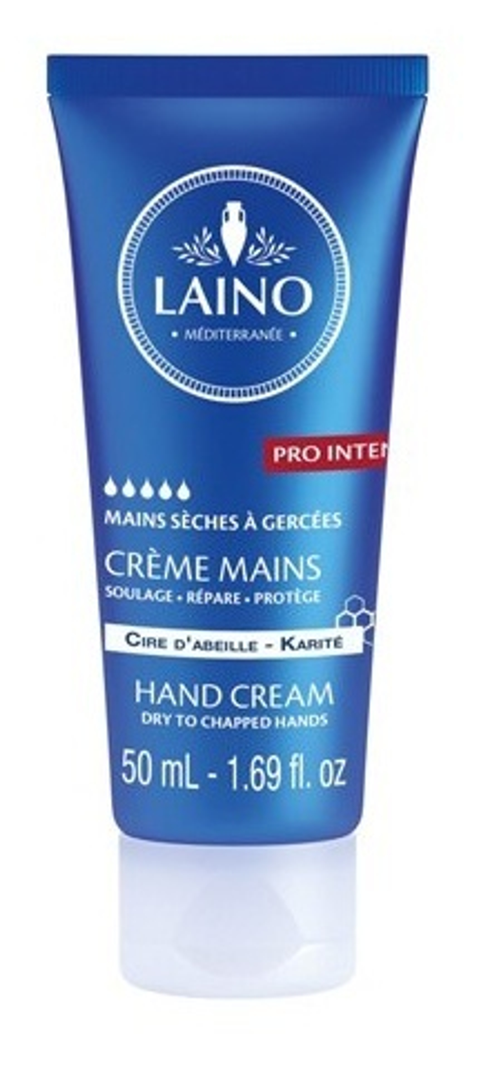 Лено Про-интенс Крем для рук с пчелиным воском Laino Pro-Intense Creme Mains 50 мл