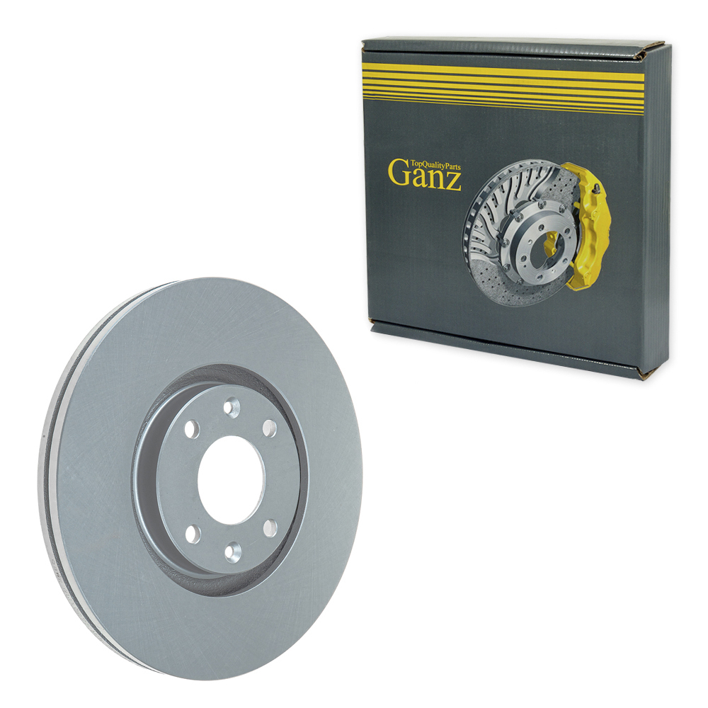 Диск тормозной GANZ передний с покрытием CITROEN C4 / PEUGEOT 307 / Vent D=302mm Арт.: GIJ10073