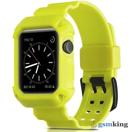 Protective Silicone Case Yellow (Жёлтый) for Apple Watch