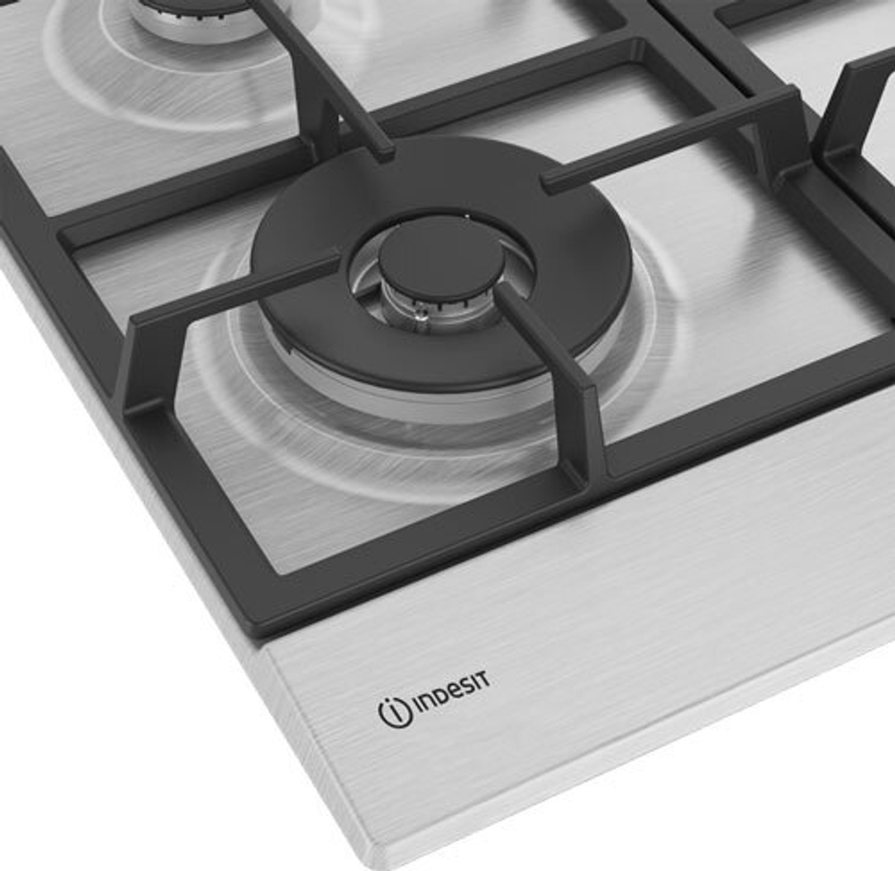 Газовая варочная панель Indesit THPM 642 W/IX/I RU