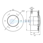 ПС.54.1 Прожектор светодиодный, 54Вт плёнка, цветной