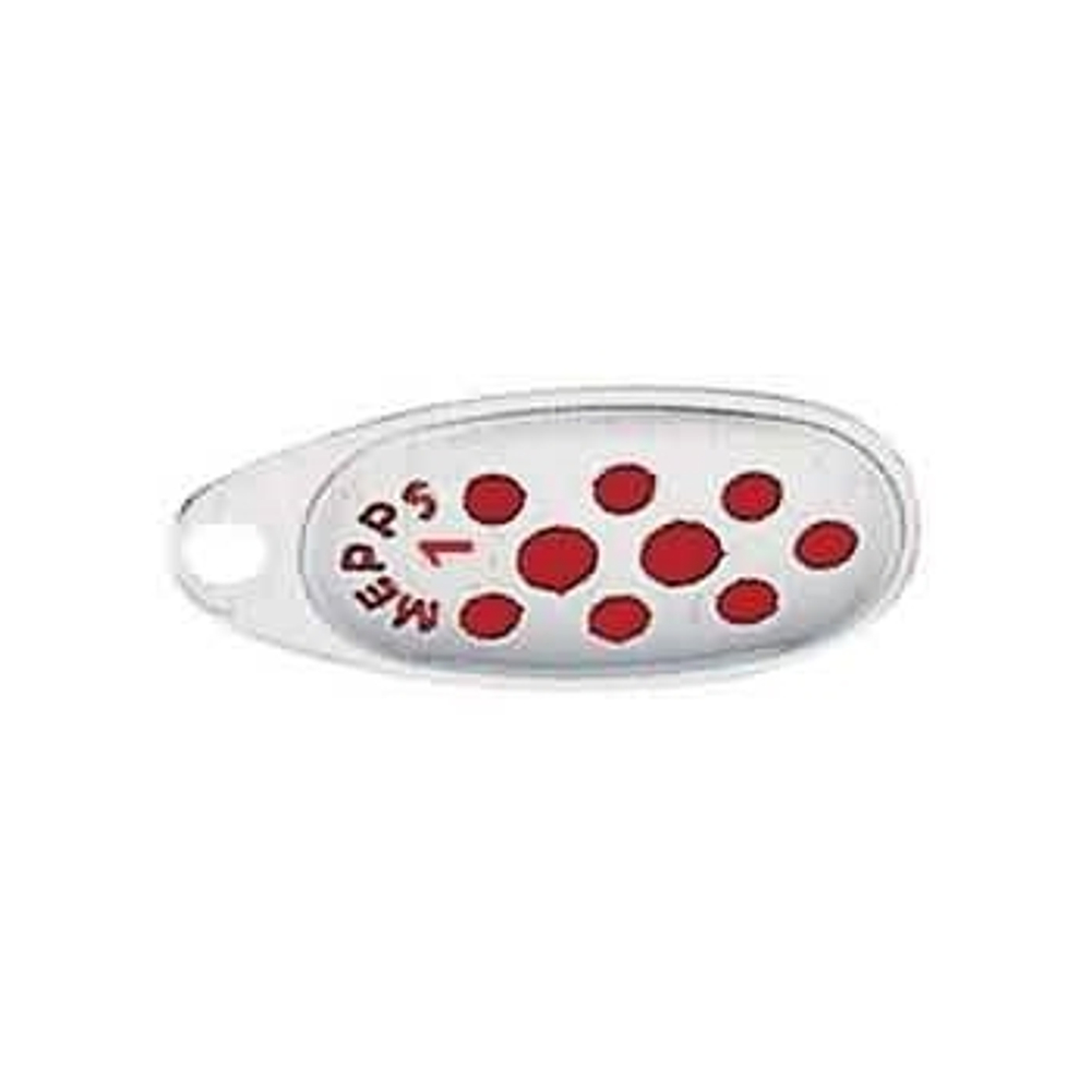 Блесна вращающаяся Mepps COMET PTS, 1, SILVER/Red dots
