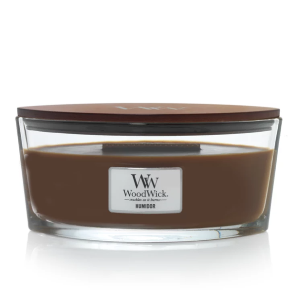 WoodWick Humidor 453 g.- Свеча Элипс Хьюмидор