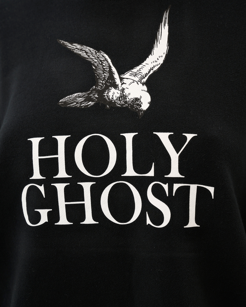 UNDERCOVER СВИТШОТ HOLY GHOST ЧЕРНЫЙ