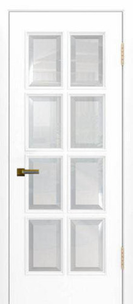 Межкомнатная дверь ЛайнДор Аврора ДО Фацет Эмаль белая