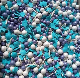 Микс с мягкими шариками Космический (№1001) 100 гр.