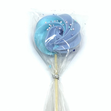 Мини-безе на палочке "Фиолетово-голубое" 4см