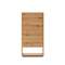 Alguema Комод с 3 ящиками из дубового шпона с натуральной отделкой 60 x 120 см
