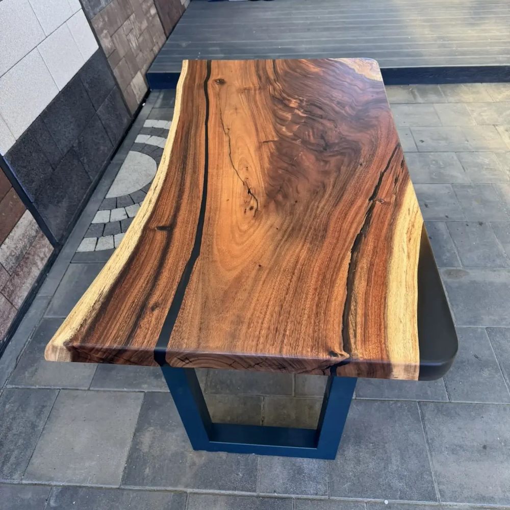 Стол обеденный из слэба суара WILD CORE 160