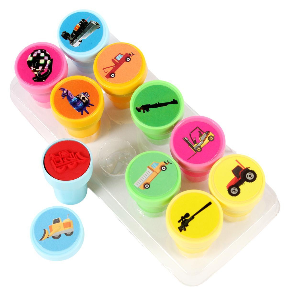 Набор штампов "Транспорт" 10 штук, на блистере , С-30721