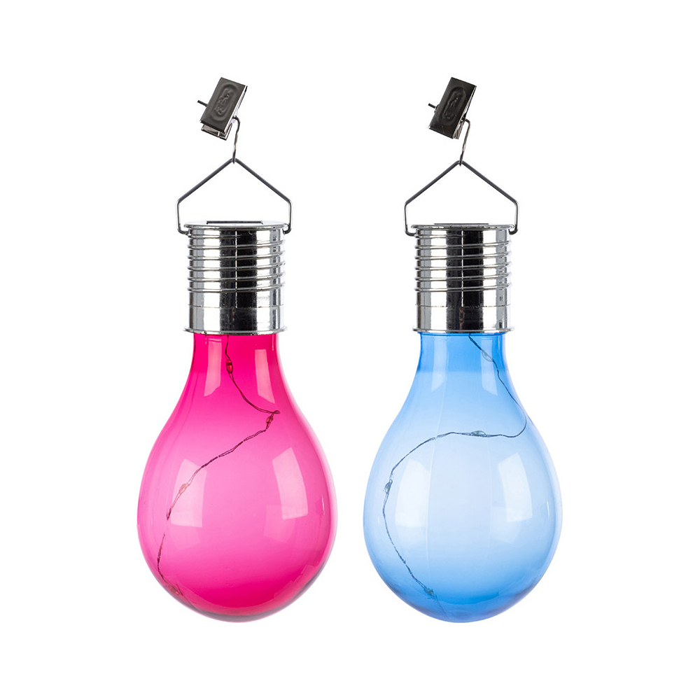 Фонарь садовый P-06 "Лампочка" на солнечной батарее