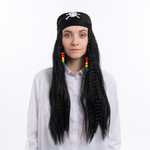 Парик карнавальный, 100 гр, Пират в бандане