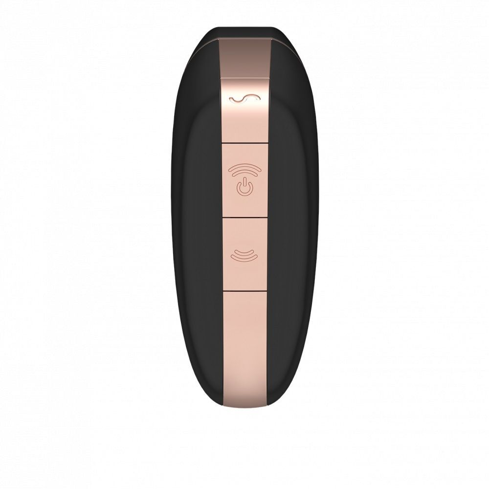 Черный вакуум-волновой вибростимулятор Satisfyer Love Triangle (Цвет: черный)