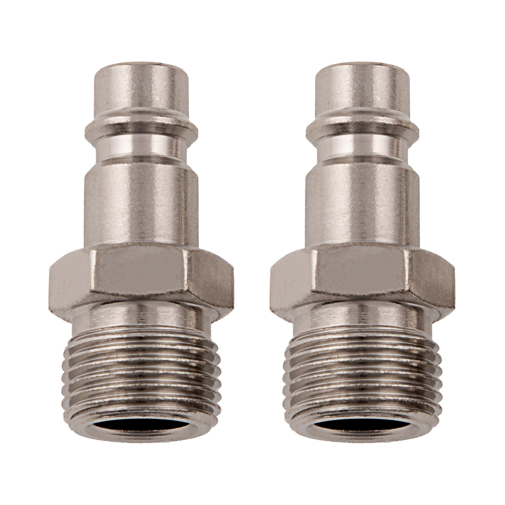 Ниппель универсальный быстросъемный ("папа") 3/8, внешняя резьба, 2 шт, Stels 57059