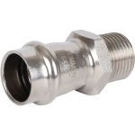 ROMMER Переходник с НР 18x1/2" из нержавеющей стали прессовой