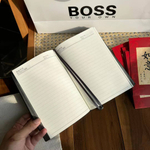 Набор Hugo Boss (блокнот + ручка + термос + брелок)