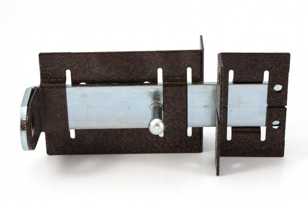 Задвижка дверная 3Д-04 медь (под замок)