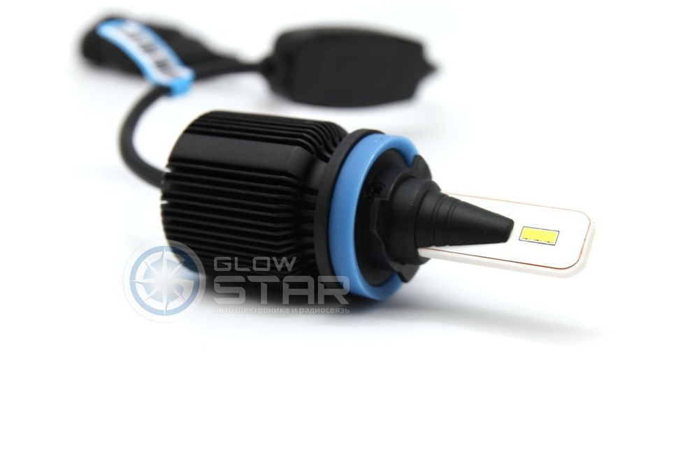 Cветодиодные лампы H8/H9/H11/H16 Sariti J1 Seoul Csp, 5500К, 12V, 25W, EMC (комплект, 2шт)
