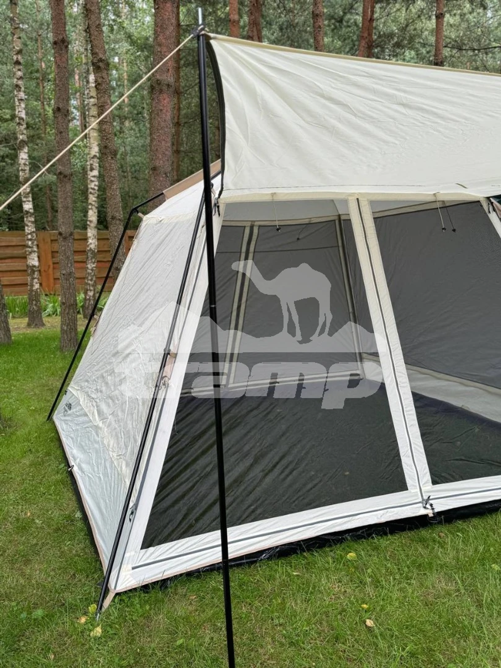 Шатер TRAMP Bungalow Lux Green (V2), артикул TRT-128, цвет Sand