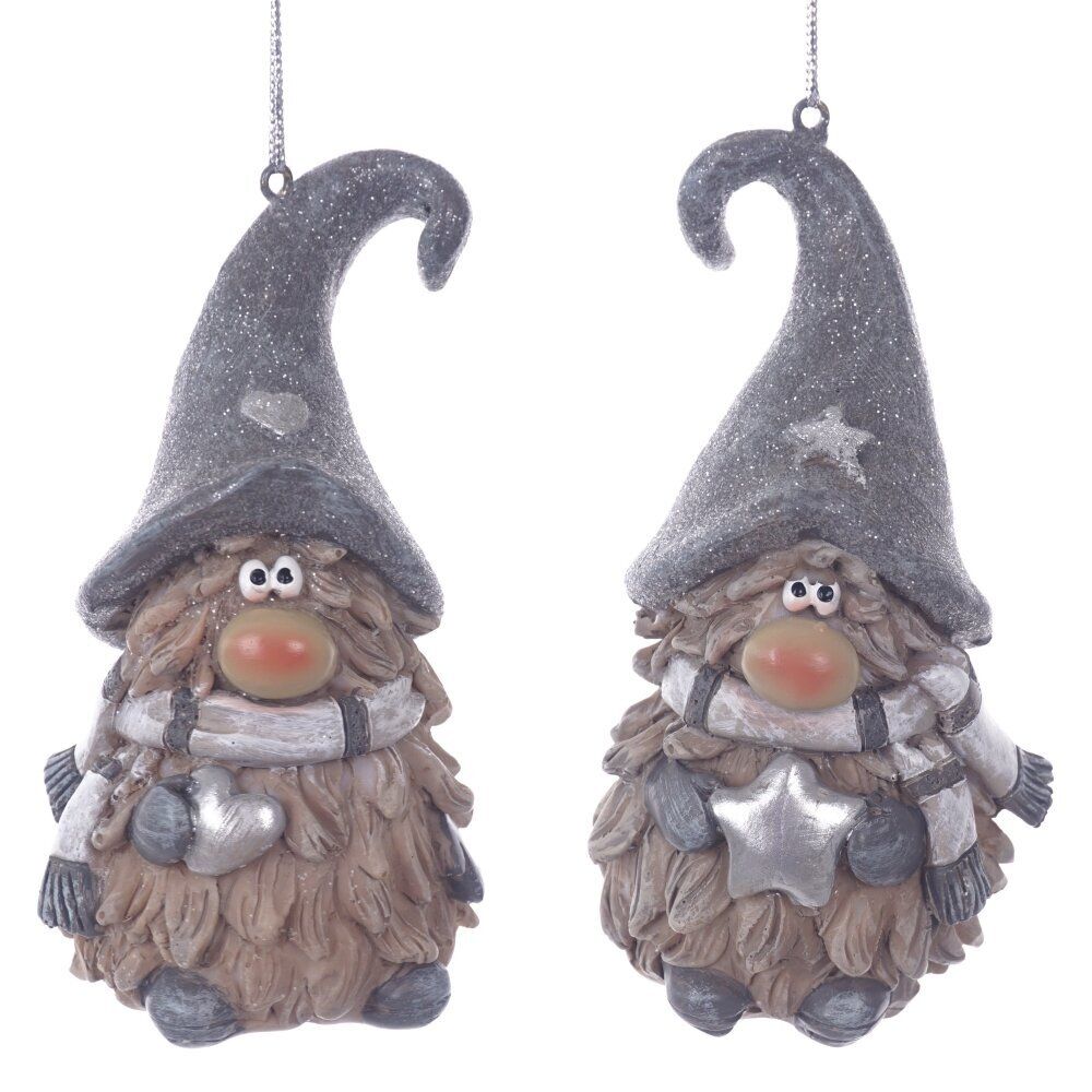 GAEM Фигурка декоративная подвесная "Гном", L5,5 W5 H10 см, 2в.