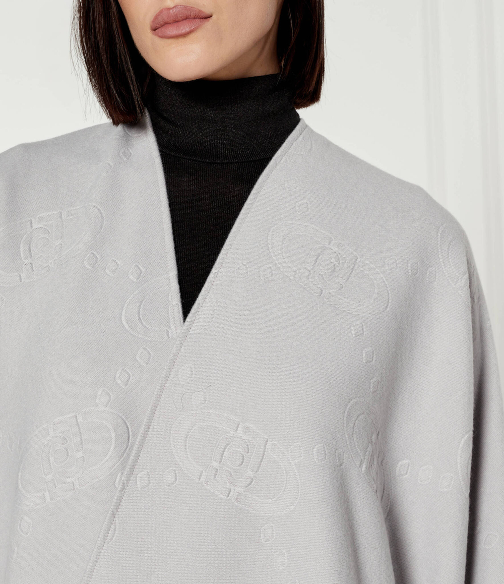 Пончо EMBOSSED Liu Jo - серый(2F4022 T0300)