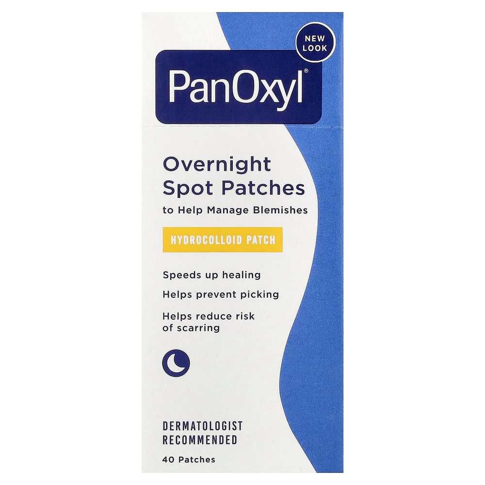 PanOxyl, ночные патчи для точечного применения, 40 патчей
