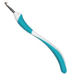 Крючок, вязальный с эргономичной пластиковой ручкой addiSwing № 3,75, 16 см
