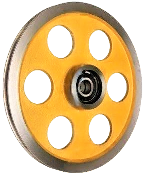 Шкив натяжного устройства ограничителя скорости OL D304/306 мм KONE.