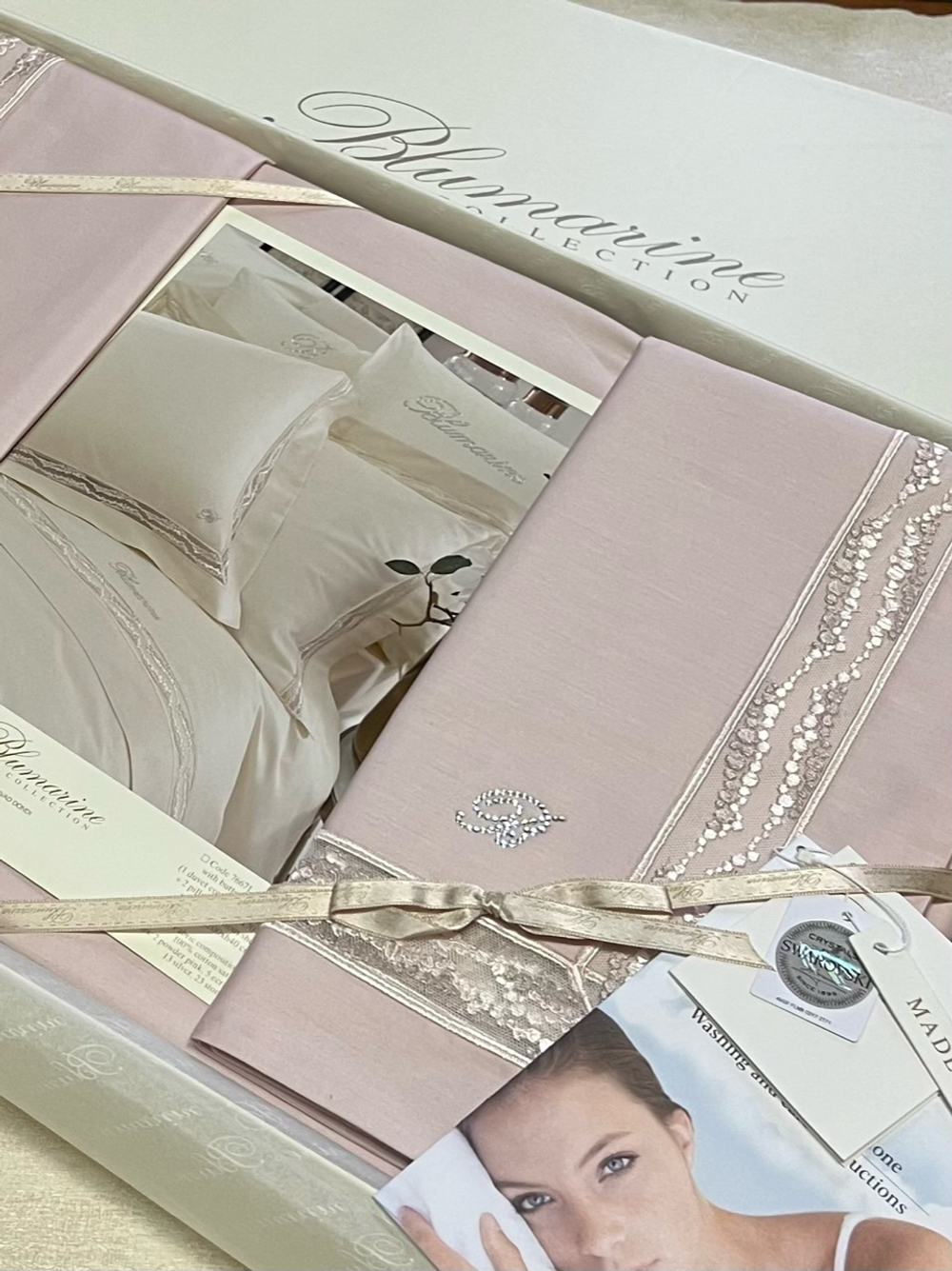 Постельное белье 2 спальное евро Blumarine Jasmine 1636