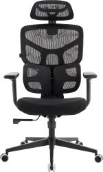 Эргономичное кресло Everprof Omega Black Сетка Черный