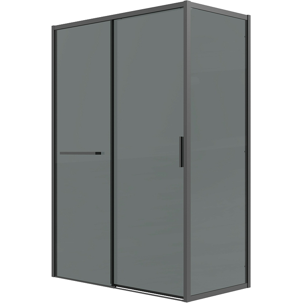 Душевой уголок Grossman Style 100х90 120.K33.05.1090.21.10 профиль Черный матовый стекло тонированное