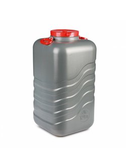 Канистра-бочка (Волна-эконом) с навесными ручками 120 литров (8333)